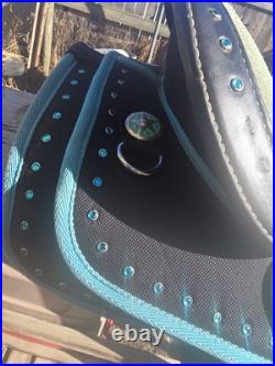 Synthetic Western Barrel Racing Horse Saddle
