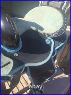 Synthetic Western Barrel Racing Horse Saddle