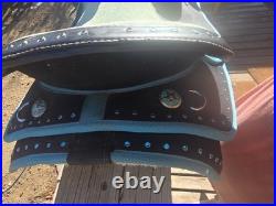 Synthetic Western Barrel Racing Horse Saddle
