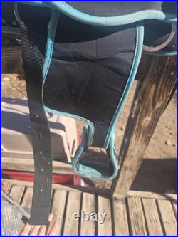 Synthetic Western Barrel Racing Horse Saddle