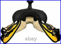 Synthetic Western Barrel Racing Horse Saddle Size (10 to 18) Free Shipping