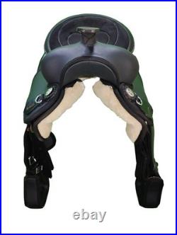 Synthetic Western Barrel Racing Horse Saddle With Tack Set Seat Size(8,10,12)