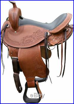 TN Saddlery Lewisburg Gaited Western Leather Saddle 15 16 17 18