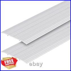 Tandefio 6x1/4x72 Silver Door Saddle 2pc