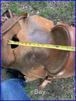 Teskeys 14.5 roughout barrel saddle