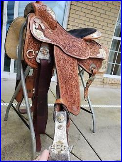 TexTan AQHA Collection Western Show Saddle. Size 16 Seat. Full Quarter Horse Bar