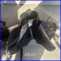 Tex Tan Amadeus Kantaten Dressage Saddle 17 Seat Black Leather English Riding