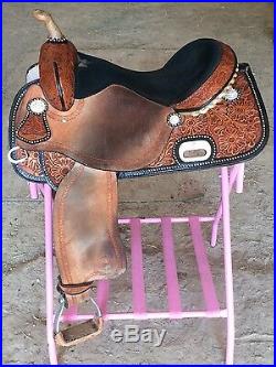 Tex Tan Barrel Saddle