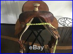 Tex Tan, Hereford Brand, Barrel Saddle, Good Condition