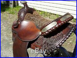 Tex Tan Hereford Brand Western saddle, 16