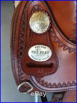 Tex Tan Tex Flex Western Pleasure Saddle & Matching Breast Collar FQHB
