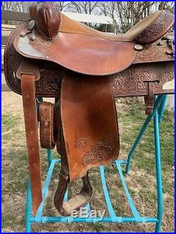 Tex Tan Used Western Show Saddle 16