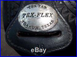Tex Tan flex tree Western Saddle 16 black