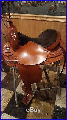 Tex Tan western saddle 16in
