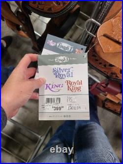 Tough 1 Hawley Barrel Saddle-Black and Brown/tan color