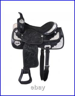 Tough 1 Western Saddle McCoy Trail Show Silver Accents KS264