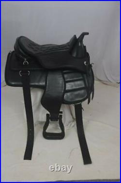 Treeless Synthetic Bareback Panel Horse Tack Saddle 14-18 With Free Shipping