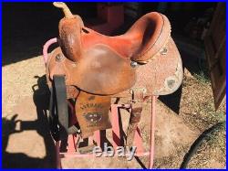 Trophy Barrel Racing Saddle