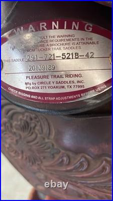 Tucker Meadow Creek Trail Saddle 17.5 Inch Wide