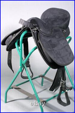 U-h100 Hilason Western Bareback Saddle Pleasure Trail Riding Treeless