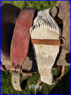 Unbranded Rough Out Western Saddle 15 in. Seat