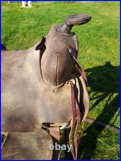 Unbranded Rough Out Western Saddle 15 in. Seat