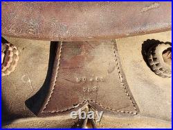 Unbranded Rough Out Western Saddle 15 in. Seat