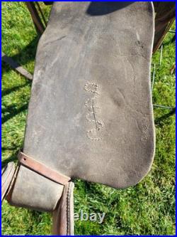 Unbranded Rough Out Western Saddle 15 in. Seat