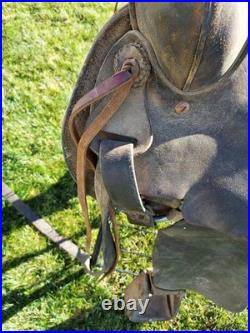 Unbranded Rough Out Western Saddle 15 in. Seat Unbranded Rough Out Western Saddle 15 in. Seat