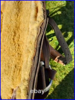 Unbranded Rough Out Western Saddle 15 in. Seat