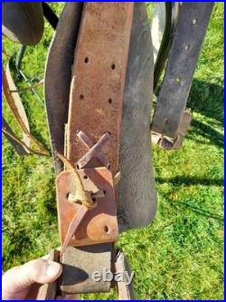 Unbranded Rough Out Western Saddle 15 in. Seat