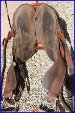 Used 14.5 / 15 Cactus Charmayne James BarreL Racing Saddle. Quality horse Tack