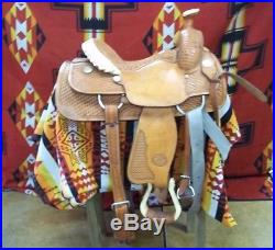 Used 14 Billy Cook Youth Ranch Roper Saddle Model 2511 Sulpher, OK Free Ship