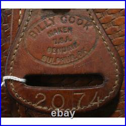 Used 15.5 Billy Cook Roping Saddle Code U155BCOOKTR78BK
