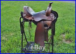 Used 15 FABTRON CROSS TRAIL WESTERN SADDLE with wool pad 7752-S