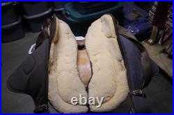 Used 15 Seat Big Horn brown nylon/leather Western Saddle 102 US made VGC