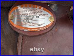 Used 16 Circle Y High Horse Lisa Lockhart Synthetic Western Saddle