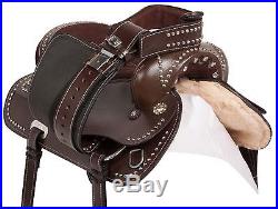 Used 16 Western Ranch Pleasure Trail Horse Leather Saddle Tack Set