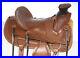 Used_16_Western_Wade_Tree_Roping_Ranch_Work_Leather_Horse_Saddle_Hard_Seat_01_ii
