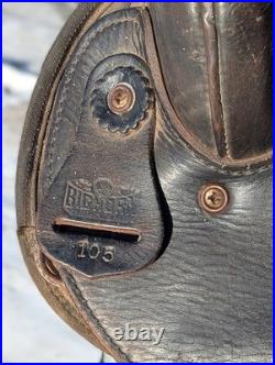 Used 17 Big Horn Synthetic Western Trail Saddle #105