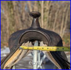 Used 17 Big Horn Synthetic Western Trail Saddle #105