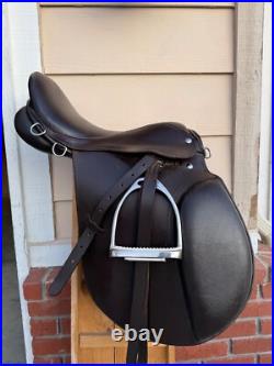 Used 17 English All Purpose Training Show Saddle Schooling, Competition