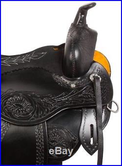 Used 18 Leather Ranch Work Pleasure Trail Western Horse Saddle
