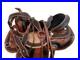 Used_Arabian_Horse_Western_Saddle_18_17_16_15_Pleasure_Trail_Tooled_Leather_Tack_01_dkdb