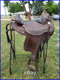 Used Circle Y Arab Western Trail Saddle 250-992