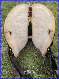 Used Circle Y Arab Western Trail Saddle 250-992