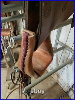 Used Crates Mike Beers Roping saddle