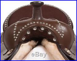 Used Gaited 16 17 18 Western Pleasure Trail Horse Leather Saddle Tack Set