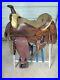 Used_Older_16_Brown_Leather_Original_Dixie_Roping_saddle_with_Rawhide_01_osgx