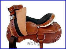 Used Trail Saddle 15 16 17 18 Pleasure Western Horse Tooled Leather Tack Set